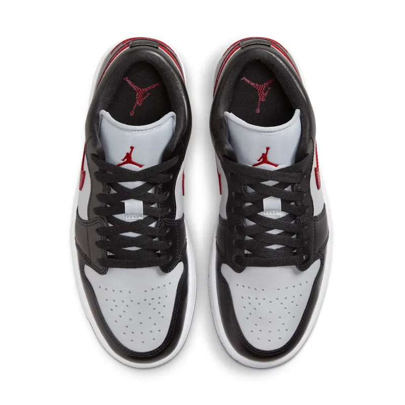 Air Jordan 1 Low “Black / Grey / Red” (DC0774-062)