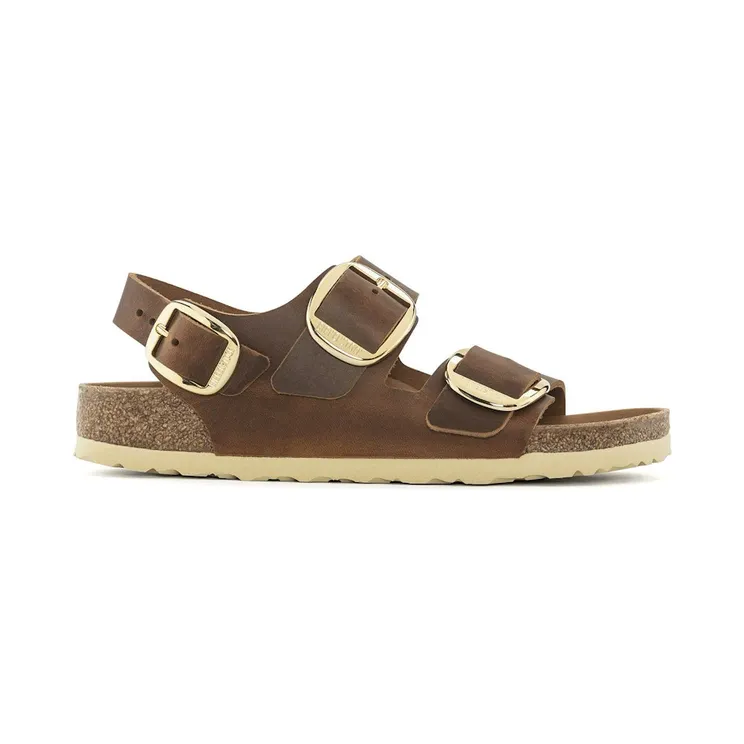 Birkenstock Milano Big Buckle Oiled Leather Cognac (1023972)