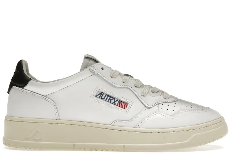 Autry Medalist Low White / Black (AULMLL22)