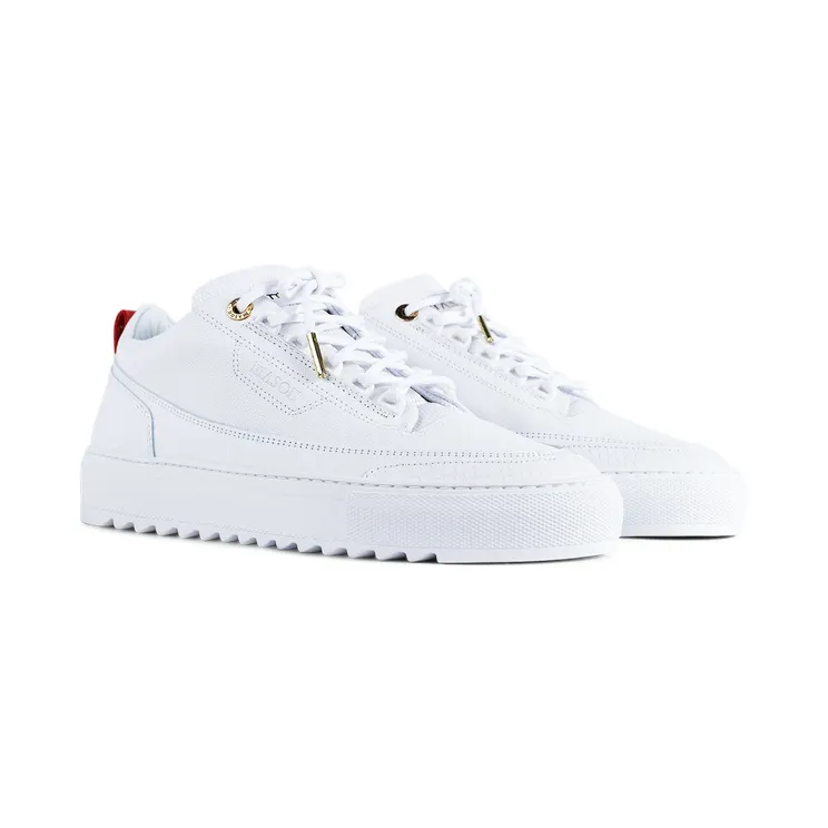 Mason Garments Firenze Leather/Stampato White (SS20-23A)