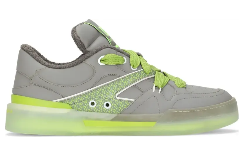 Dolce & Gabbana New Roma low-top sneakers en logopatch – Grijs (CS2211AR729)