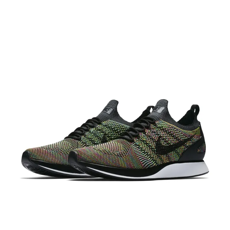 Nike Mariah Flyknit Racer Multi-Color White/Black-Volt-Chlorine Blue (918264-101)