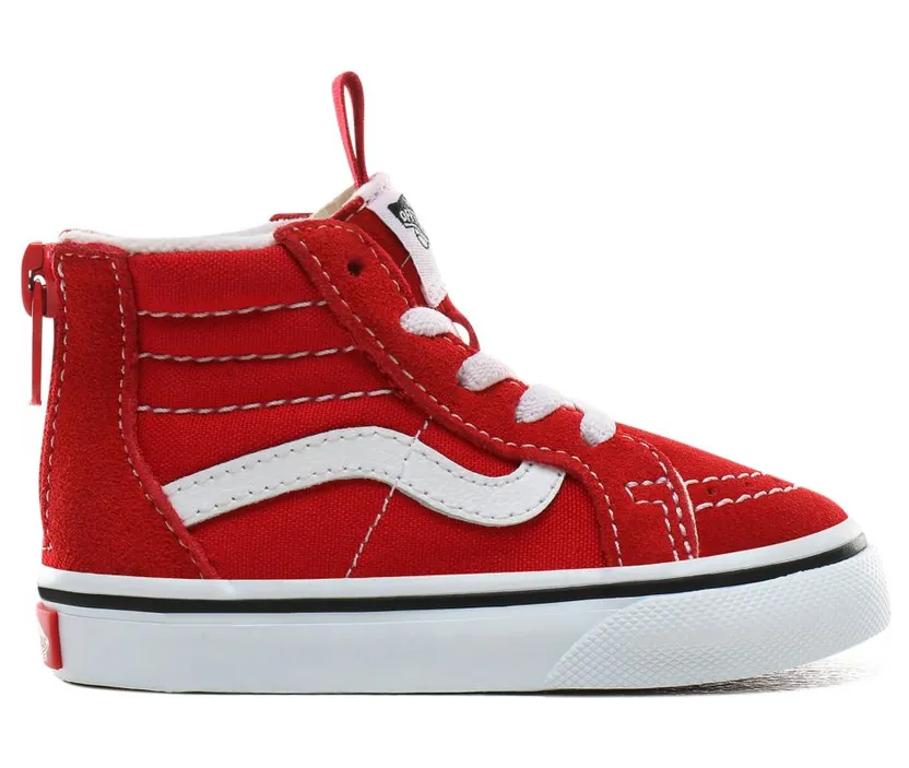 VANS Sk8-hi Zip Schoenen Voor Peuters (Rood)