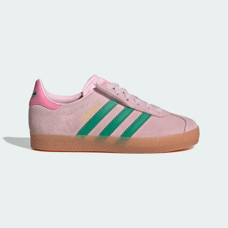Adidas Gazelle Comfort Closure with Elastische Veters Kids Clear Pink / Court Green / Bliss Pink (JQ7837)