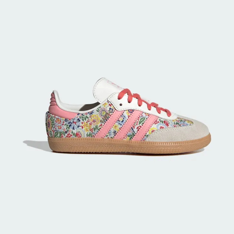 Adidas Samba OG x Liberty London Kids Multicolor / Beige / Pink / Gum (JI0281)