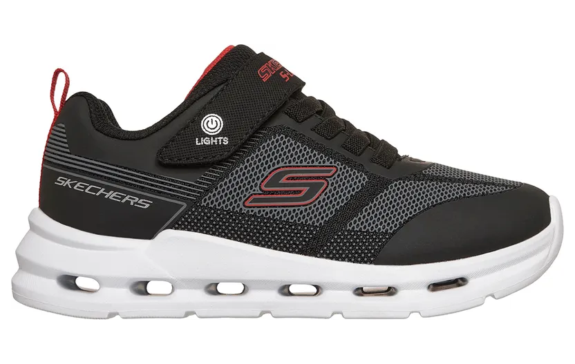 Skechers S-Lights: Glide-Step Lights Sneaker Zwart