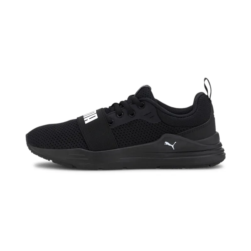 PUMA Wired Run Youth Black/White (374214-01)