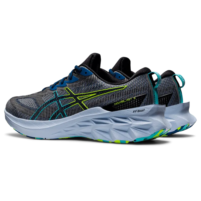 Asics NOVABLAST 2 LE Black/Hazard Green (1011B331.001)