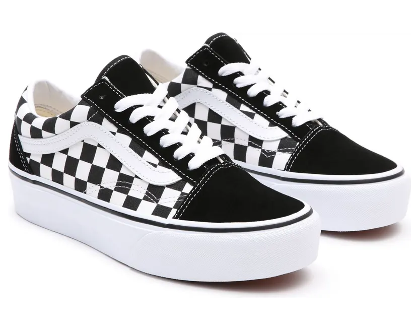 Vans Old Skool Platform ‘Black White Checkerboard’ Black/White (VN0A3B3UHRK)