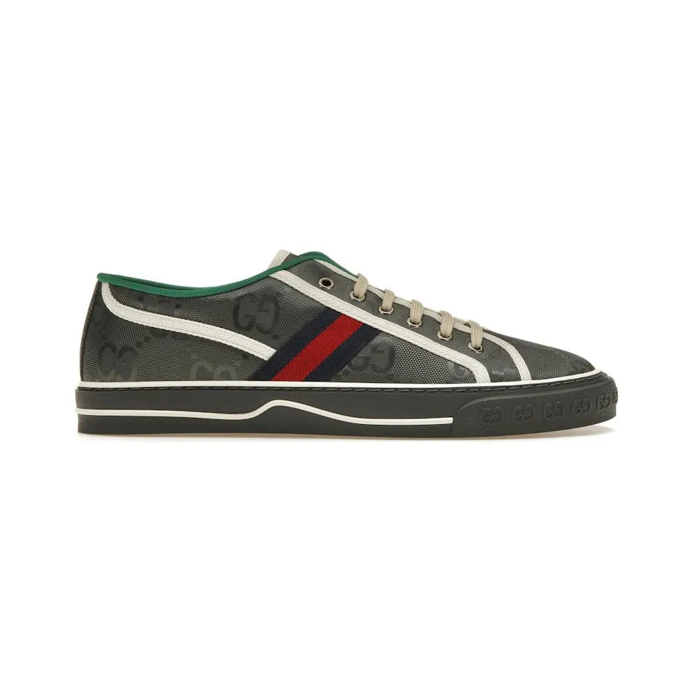 Gucci Off The Grid Tennis 1977 Low ECONYL Dark Grey GG Blue Red White (628709 H9H70 1161)