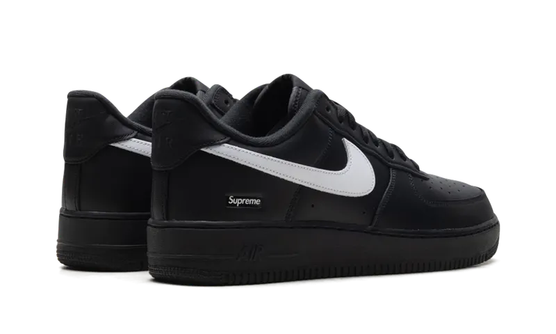 Nike Air Force 1 Low “Supreme – Mini Box Logo Black / White” (CU9225-002)