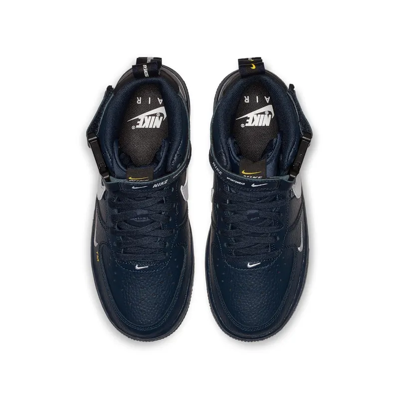 Nike Air Force 1 Mid Obsidian Tour Yellow White (GS) Obsidian/Tour Yellow-White (AV3803-400)