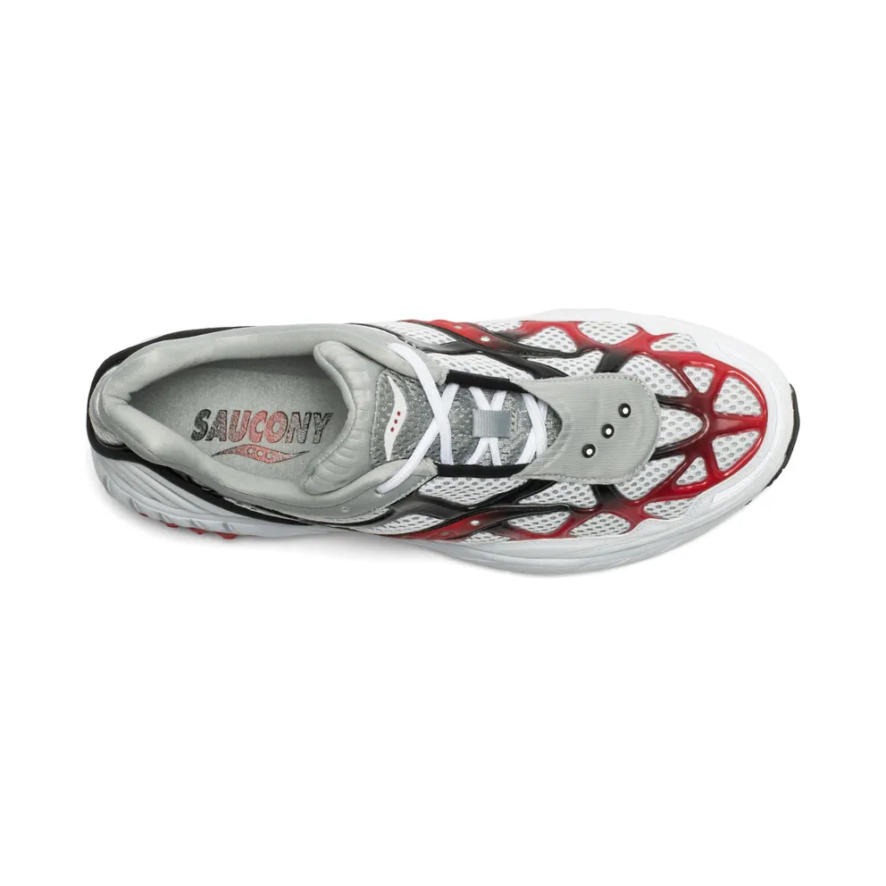 Saucony Grid Web White Grey Red White/Grey-Red (S70466-2)