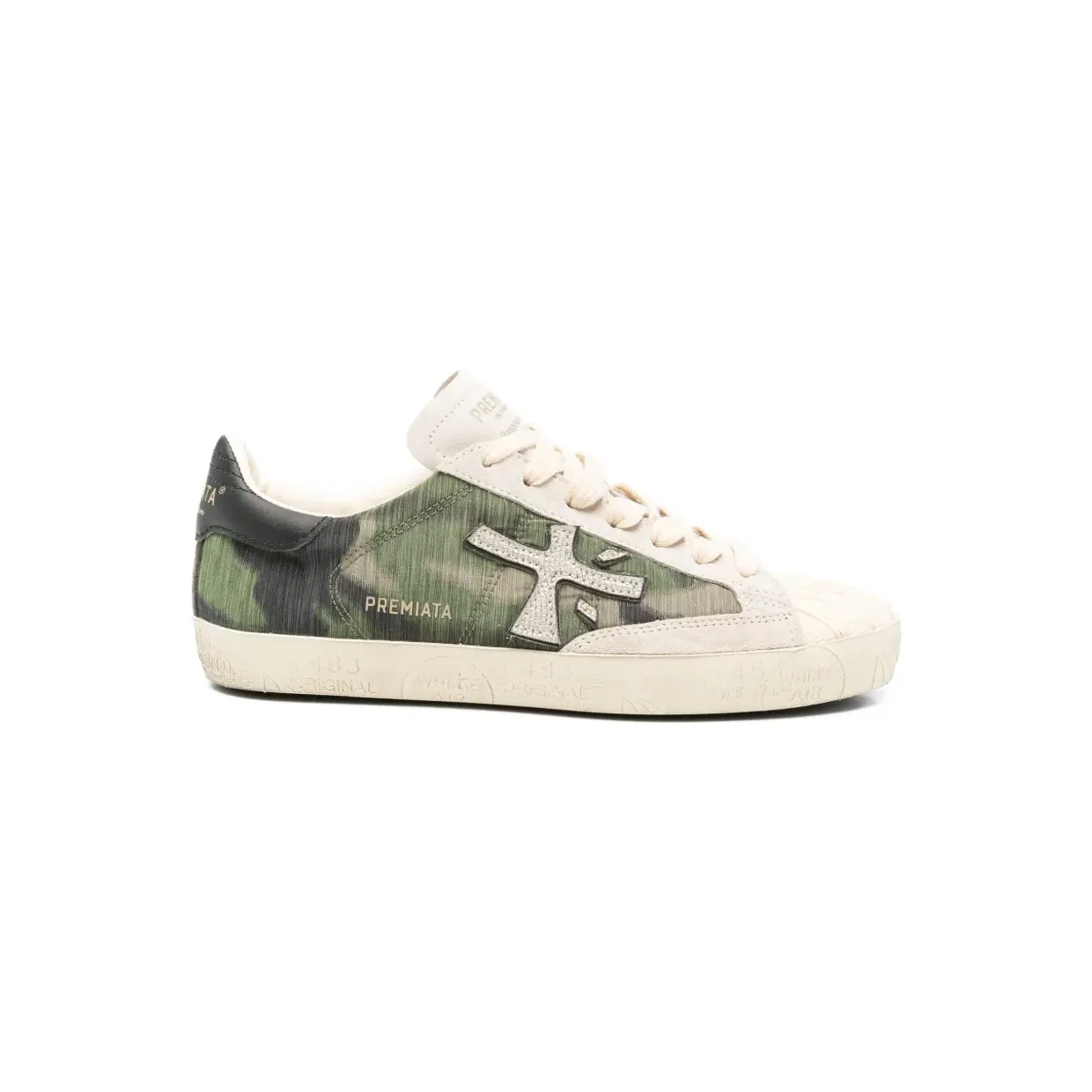 Premiata met logo-applicatie “Green” (STEVEND8058)