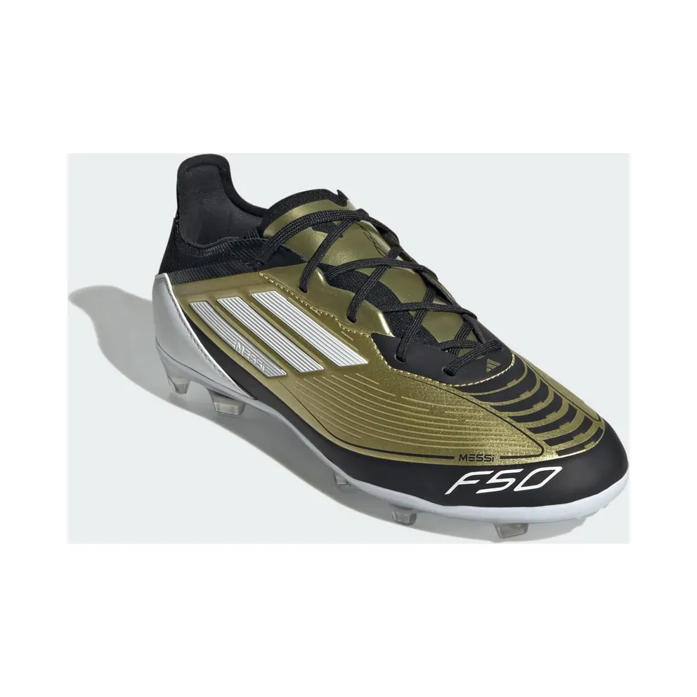 adidas F50 Pro FG Messi Gold Metallic Cloud White Core Black (IF6917)