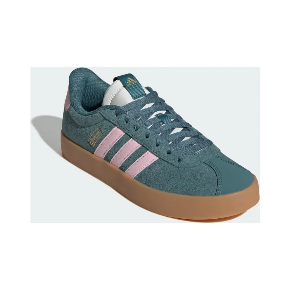 Adidas VL Court 3.0 Preloved Teal / Clear Pink / Gold Metallic (JR0955)