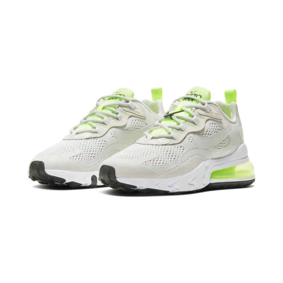 Nike Air Max 270 React “Vast Grey / Ghost Green / White” (CU3447-001)