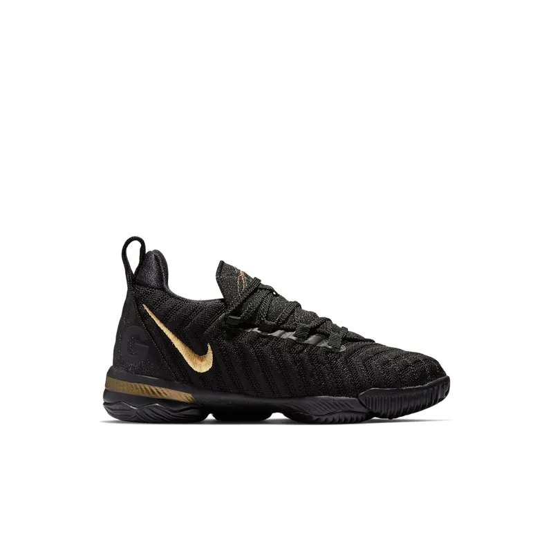 Nike LeBron 16 I’m King (PS) Black/Metallic Gold (AQ2467-007)
