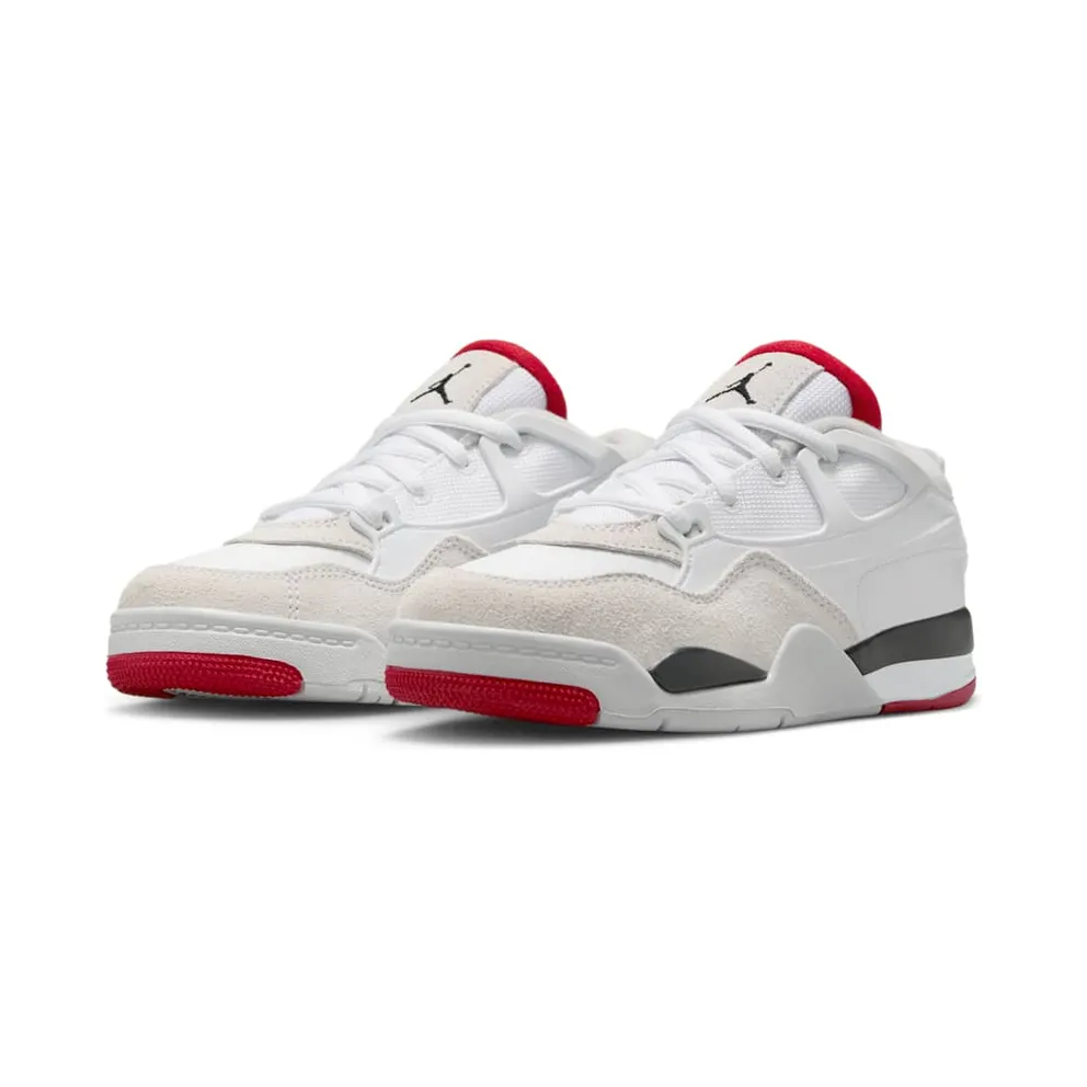 Jordan 4 RM White Black Neutral Grey Varsity Red (FQ7936-102)