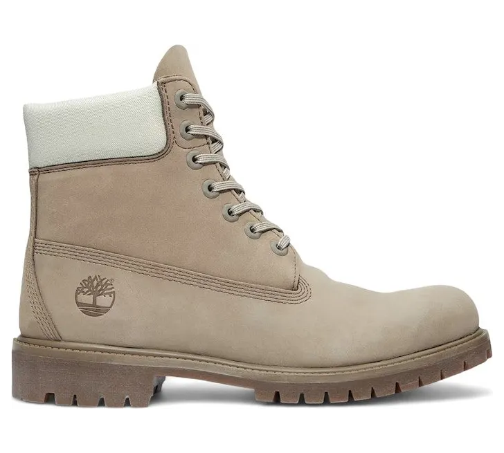 Timberland 6″ Premium Waterproof Boot Grey Nubuck Light Green (TB0A2P6W-A4E)