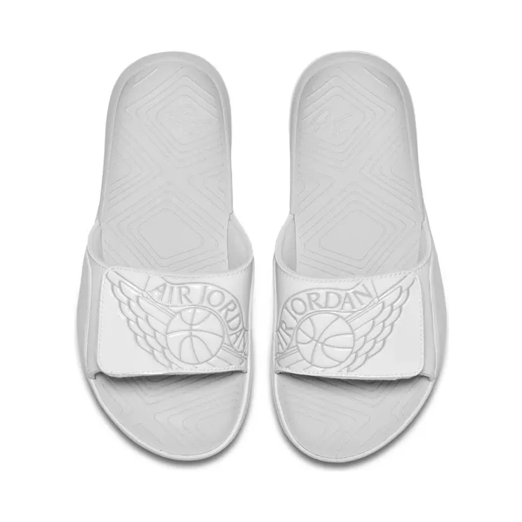 Jordan Hydro 7 Slides White Platinum (GS)