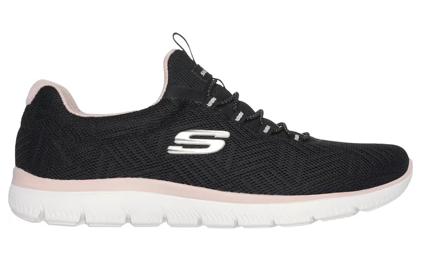 Skechers Summits – Artistry Chic Sneaker Zwart/Roze