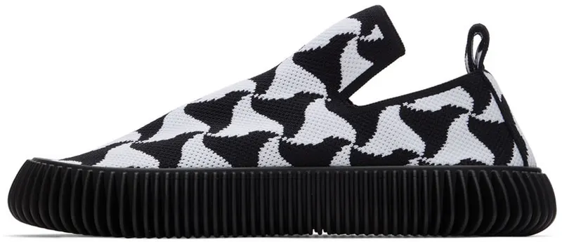 Bottega Veneta Black & White Ripple (690123 V1NW)