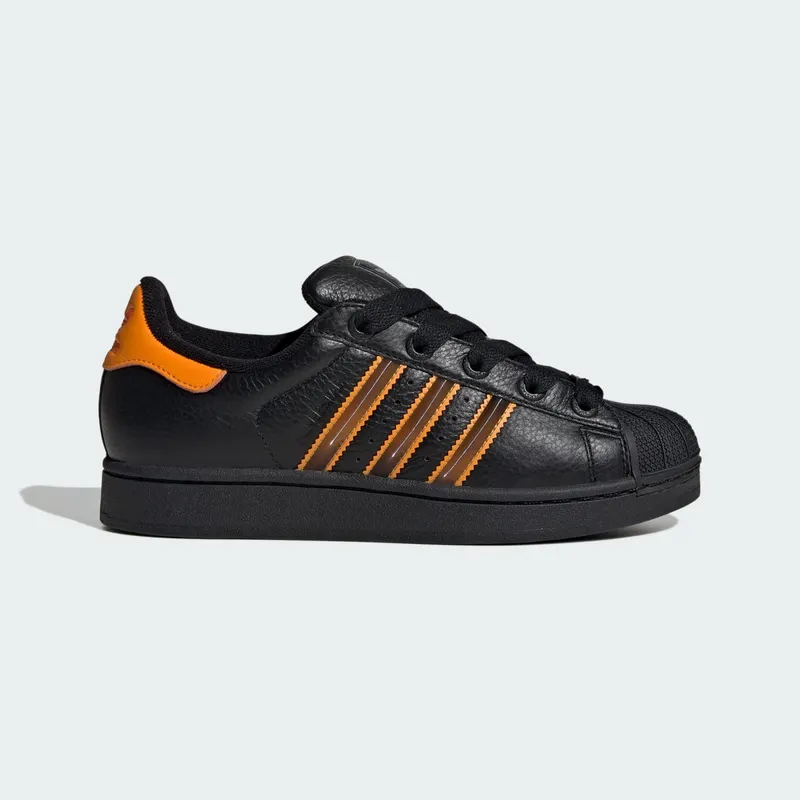 Adidas Superstar II Core Black / Crew Orange / Semi Impact Orange (JQ6469)