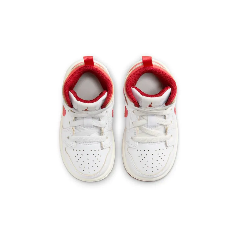 Air Jordan 1 Mid SE TD “White Dune Red” (FJ3466-160)