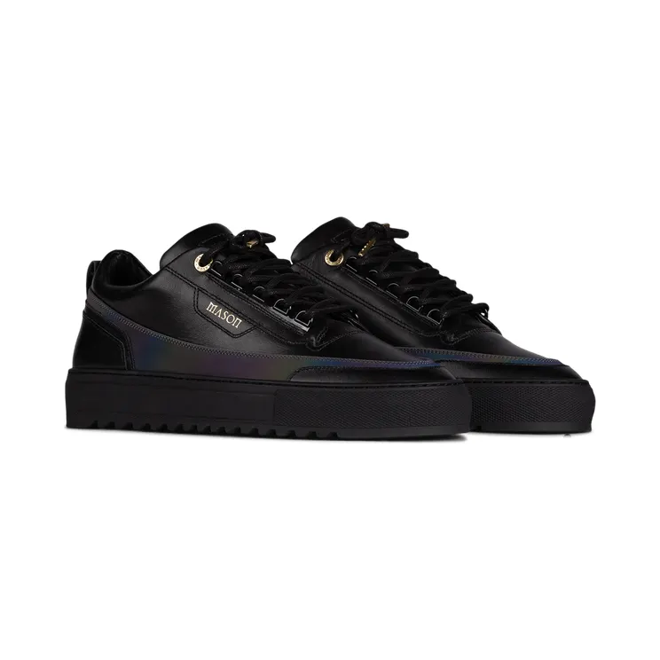 Mason Garments Firenze Leather/Reflective Black/Rainbow (FW20-8D)