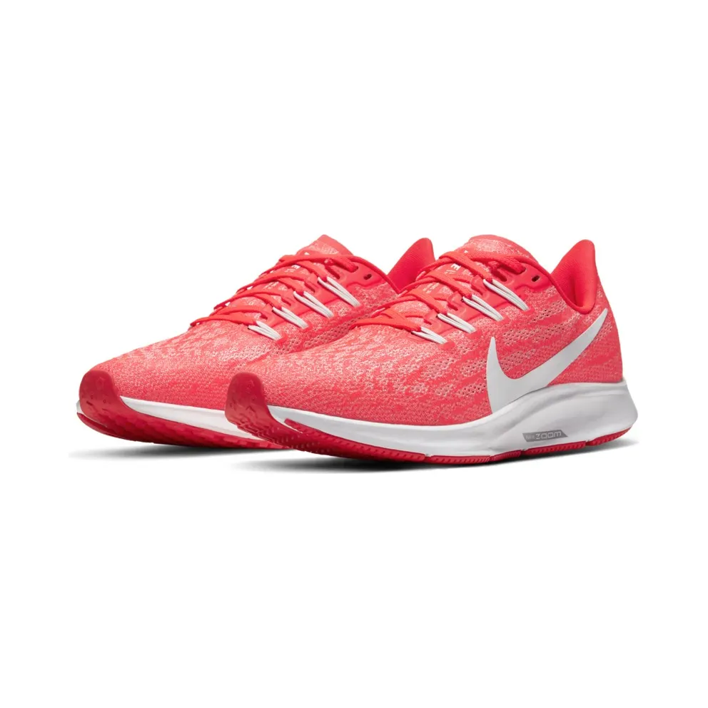 Nike Air Zoom Pegasus 36 Laser Crimson (W) Laser Crimson/Platinum Tint-Track Red-White (AQ2210-601)