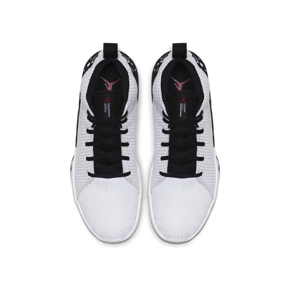Jordan Jumpman Diamond Mid White Black White/Metallic Silver-Black (CI1204-100)
