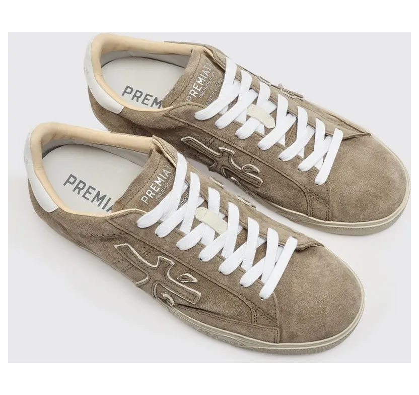 Premiata Steven Suede Sneakers Mud (STEVEN6221)
