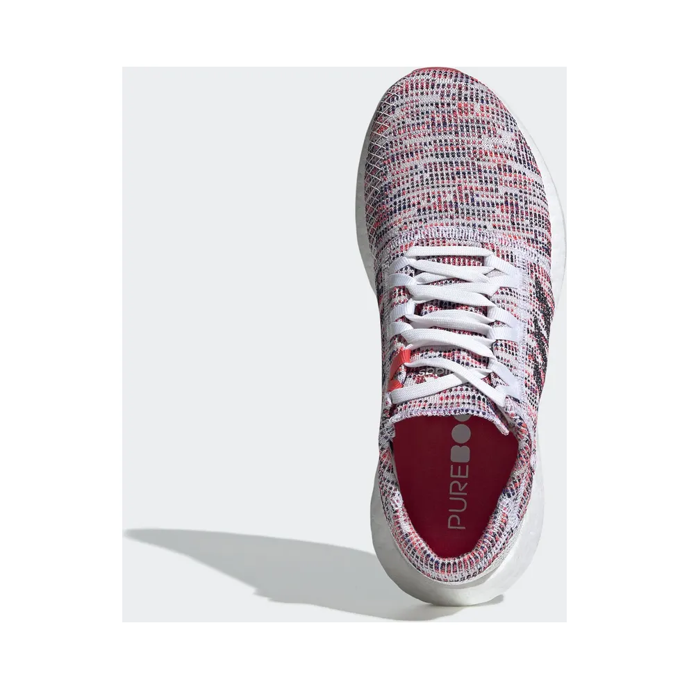 adidas Pureboost Go Cloud White Shock Red (W) Cloud White/Legend Ink/Shock Red (B75829)