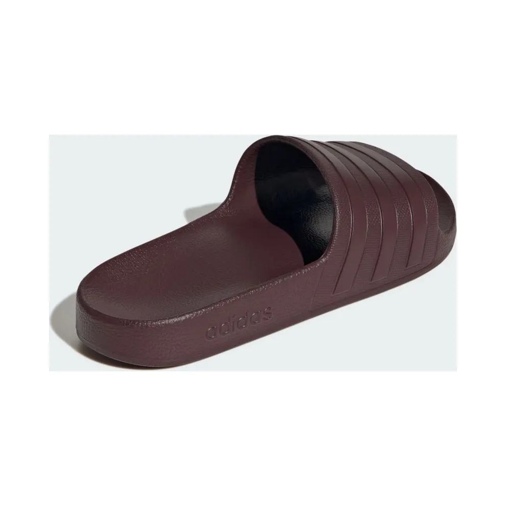 adidas Adilette Aqua Slides “Aurora Ruby / Aurora Ruby / Aurora Ruby” (JI2235)