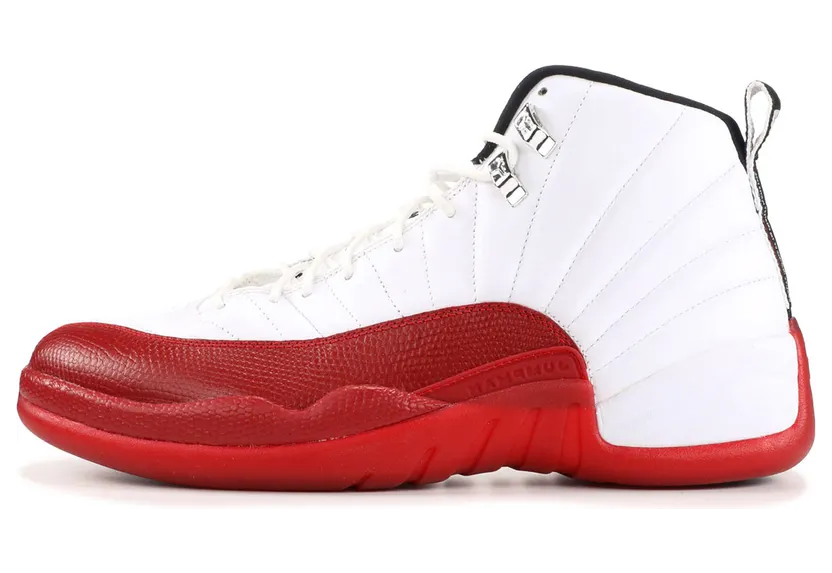 Air Jordan 12 Retro ‘Cherry’ 2009 White/Black-Varsity Red (130690-110)