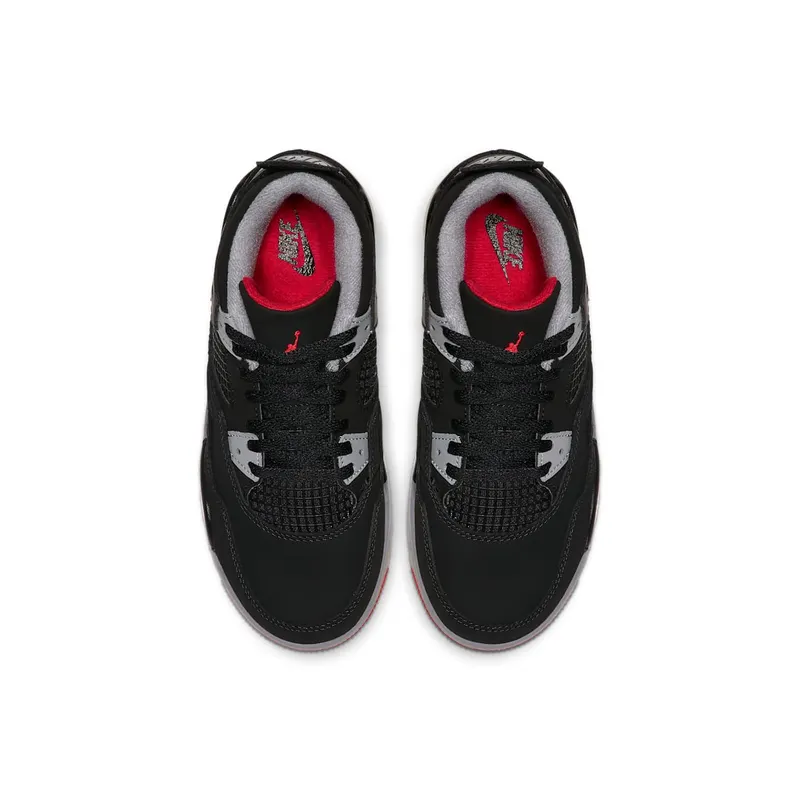 Air Jordan Nike AJ IV 4 Retro ‘Bred’ (PS) (2019) (BQ7669-060)