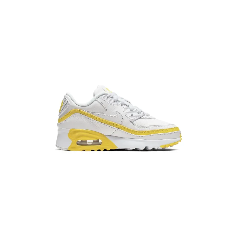 Nike Air Max 90 Undefeated White Opti Yellow (PS) White/Opti Yellow (CQ4616-101)