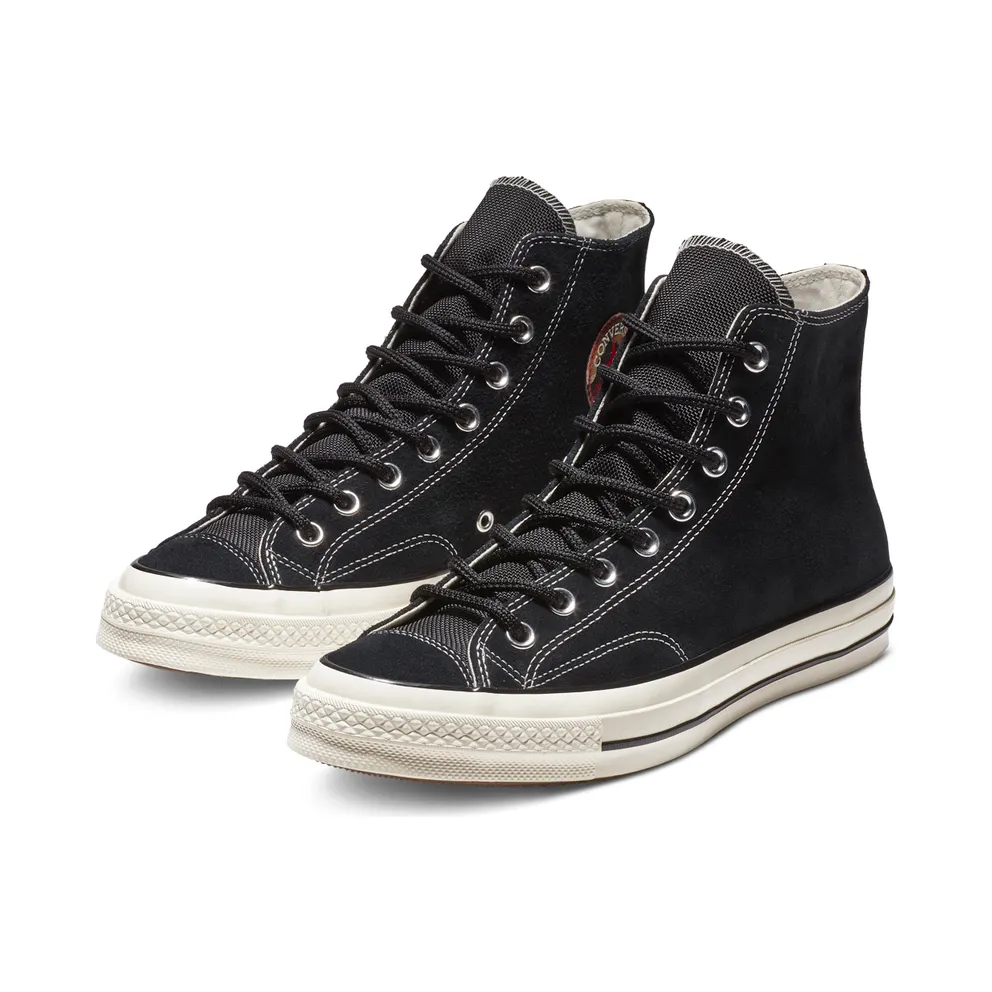 Converse Chuck Taylor All-Star 70s Hi Suede Pack Black Black/Black-Egret (162373C)