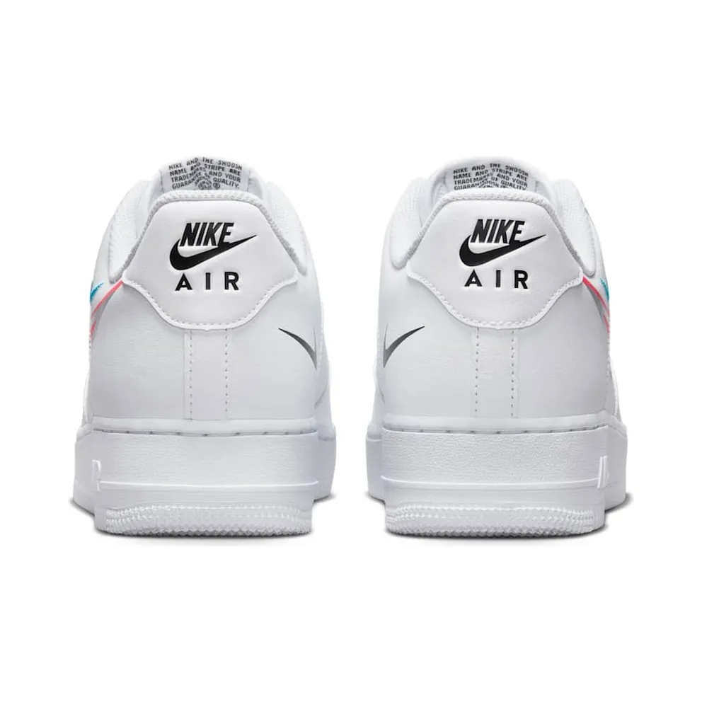 Nike Air Force 1 Low ’07 Quadruple Swoosh White Navy Crimson (FJ4226-100)