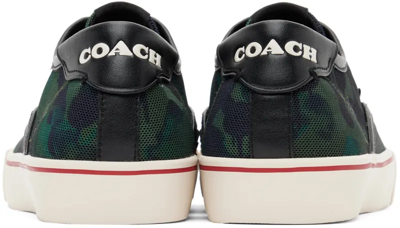 Coach 1941 Green Lace-Up Skate Shoes (CA277 R54)