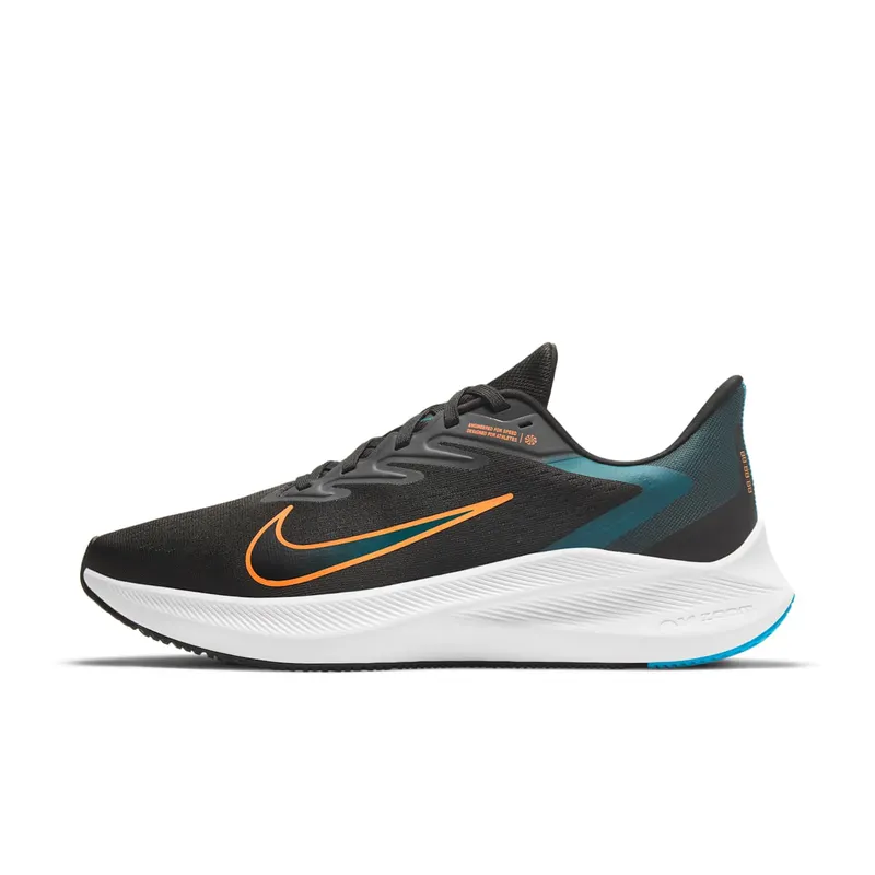 Nike Air Zoom Winflo 7 Black Atomic Orange (CJ0291-013)