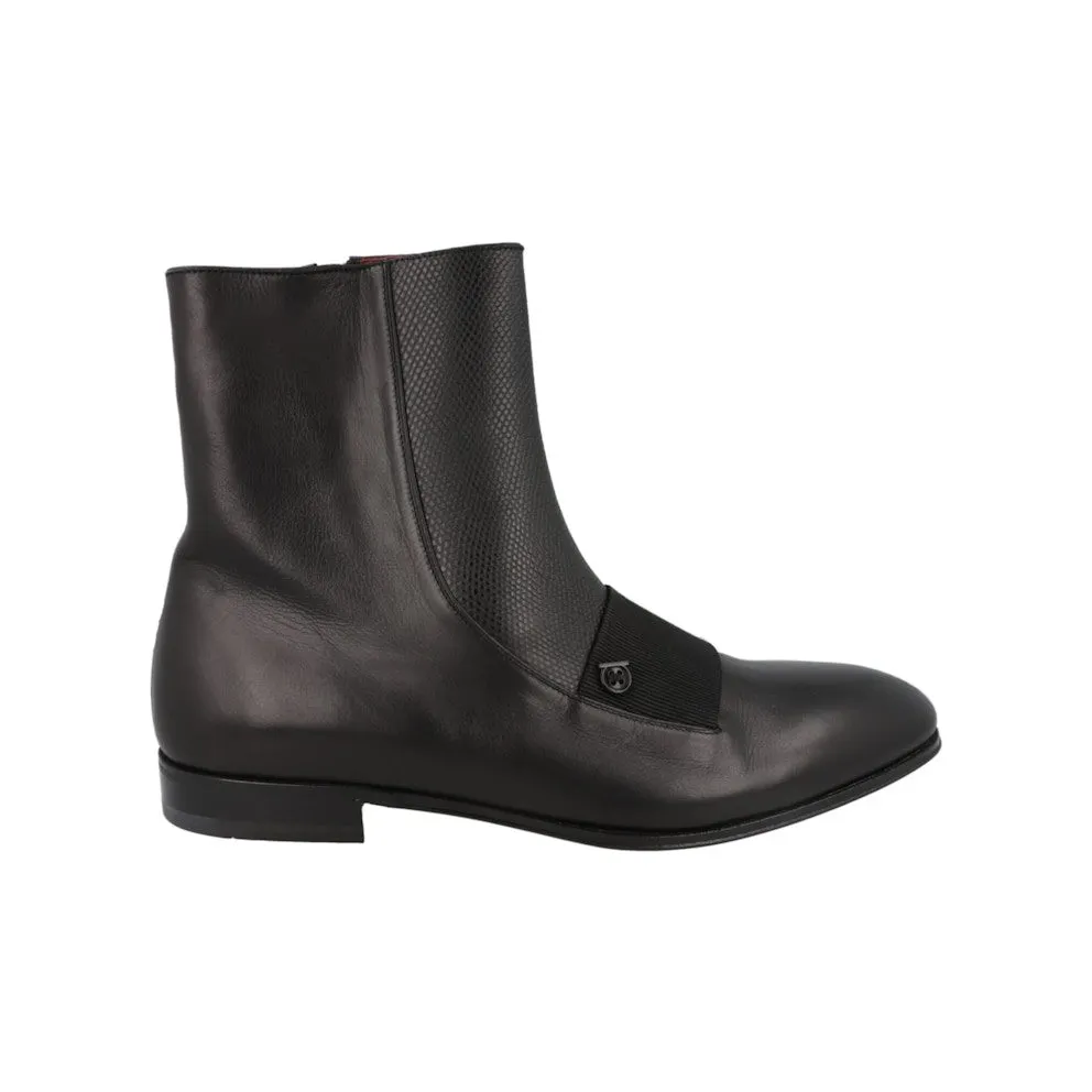 Ferragamo Geminiano Gancini Boots Black (021131-757550-2E)