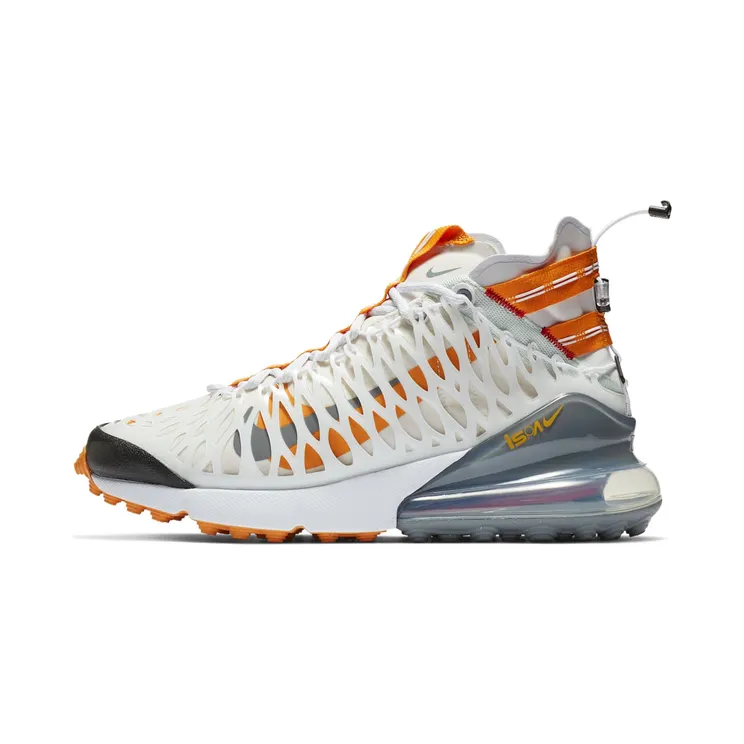 Nike Air Max 270 ISPA “White / Amber Rise / Light Crimson / Ghost Aqua” (BQ1918-102)