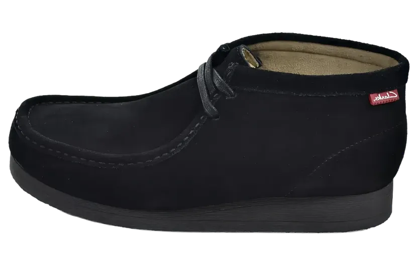 Clarks Stinson Hi “Black Suede” (63368)