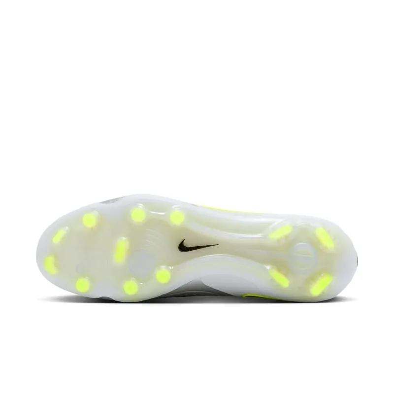 Nike Tiempo Legend 10 Elite FG “Metallic Silver / Volt” (DV4328-001)
