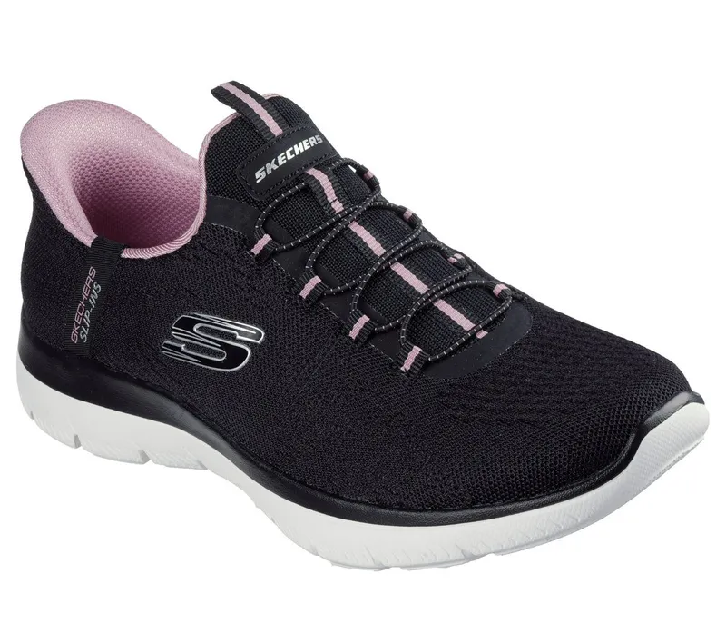 Skechers Slip-ins: Summits – Dream Chaser Sneaker Black/Mauve