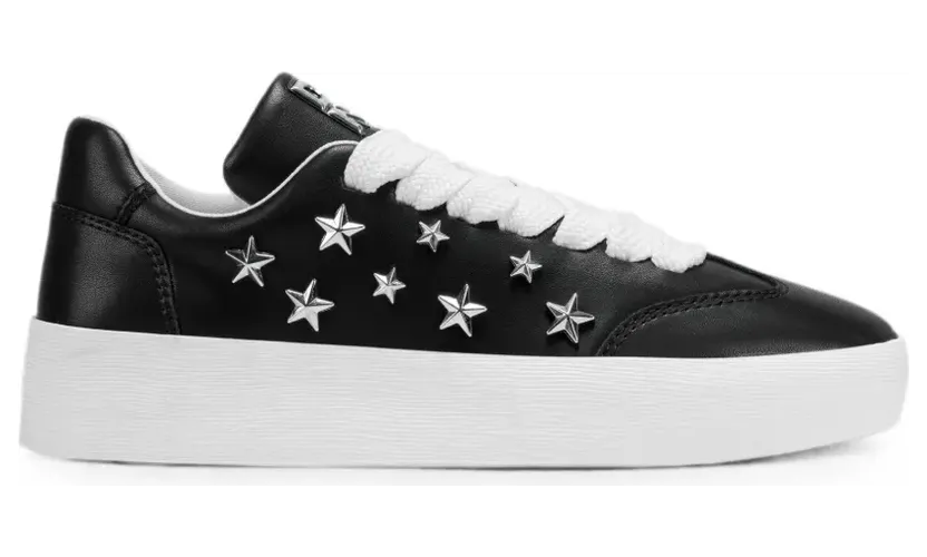 DKNY Glynda Sneakers mit Sternverzierung – Schwarz (K1624481BLK)