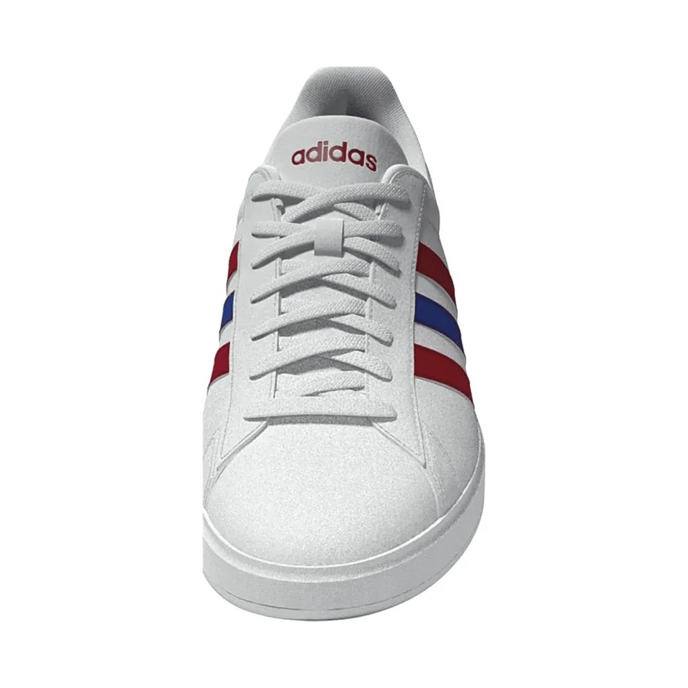 adidas Grand Court 2.0 Cloud White Semi Lucid Blue Better Scarlet (IG9224)