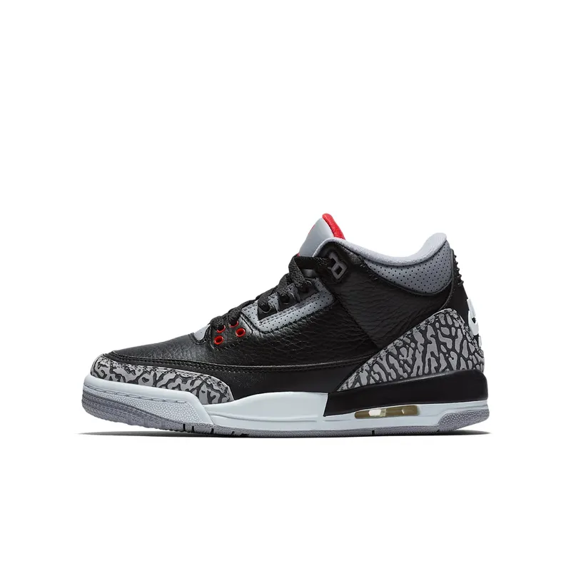 Air Jordan Nike AJ III 3 Retro OG ‘Black Cement’ (BG) (2018) (854261-001)